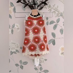 Sea Crochet Top - new with tags